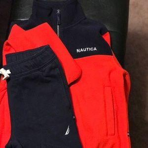 Boys Nautica Fleece Set Size 8